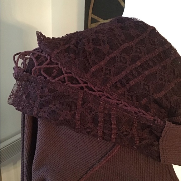 Free People Shirt w/Laced Wrists - Picture 4 of 7